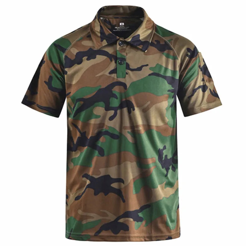 Nathan | Tactical Woodland Polo
